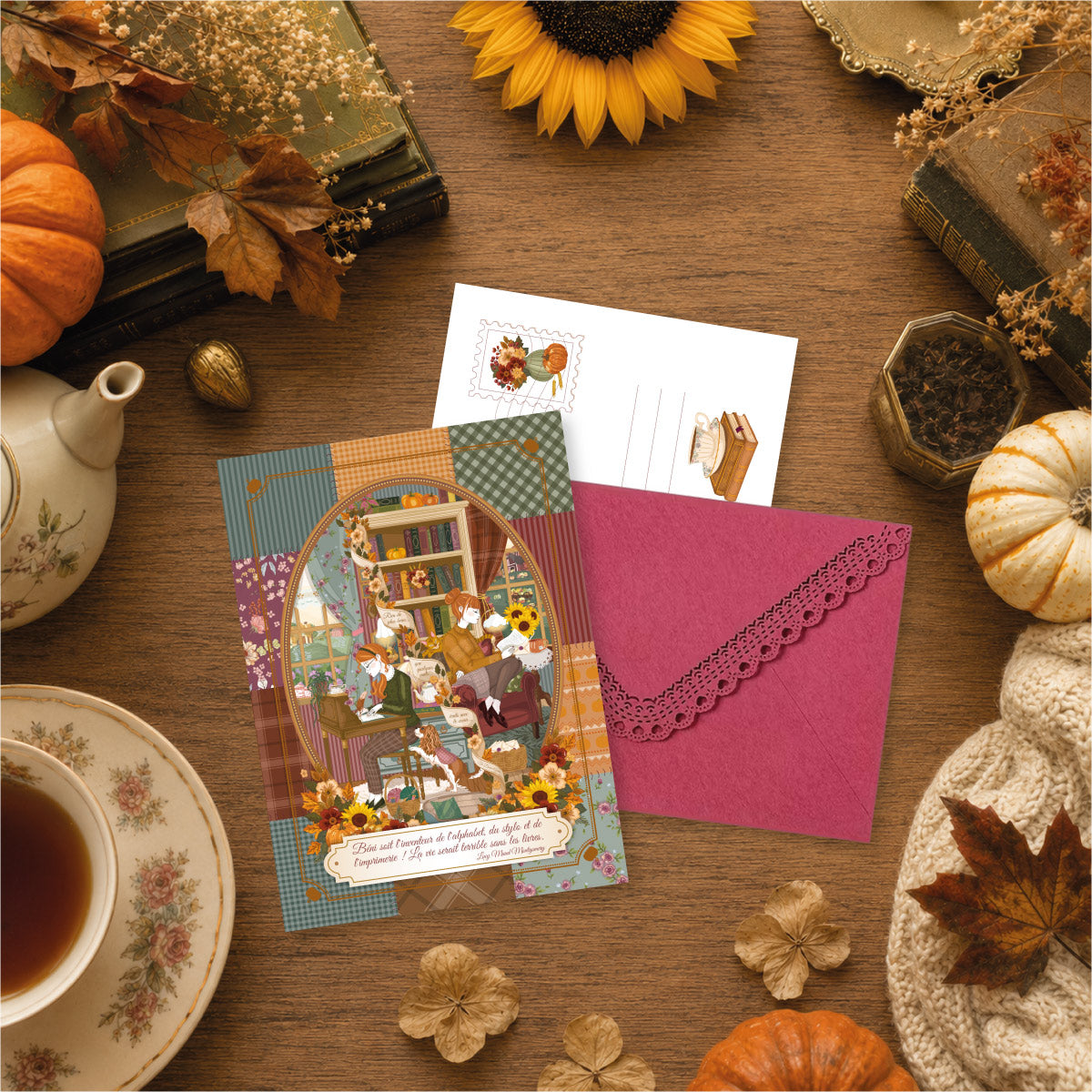 Mini Affiche A6 Ma Douce Amie + enveloppe - by Mademoiselle