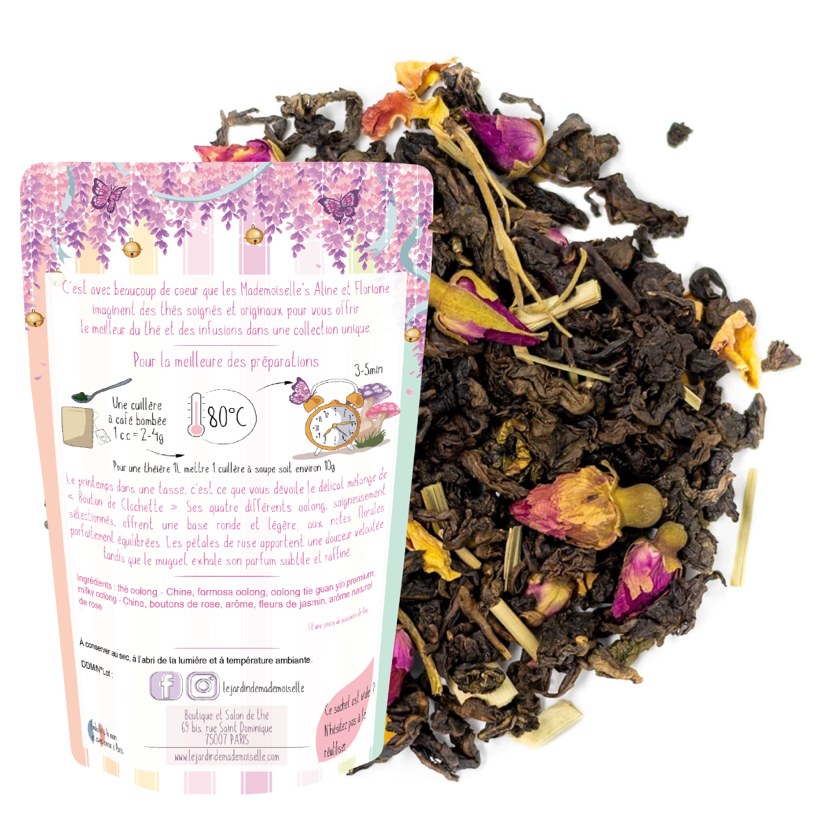 Thé Oolong Bouton de Clochette