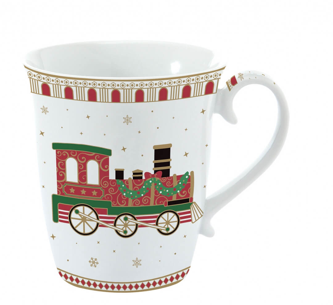 Mug 275 ml en porcelaine "Polar express" - Le Jardin de Mademoiselle