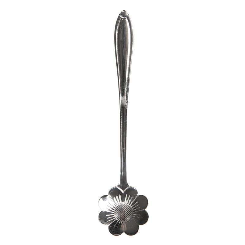 "Tea Flower" metal spoon