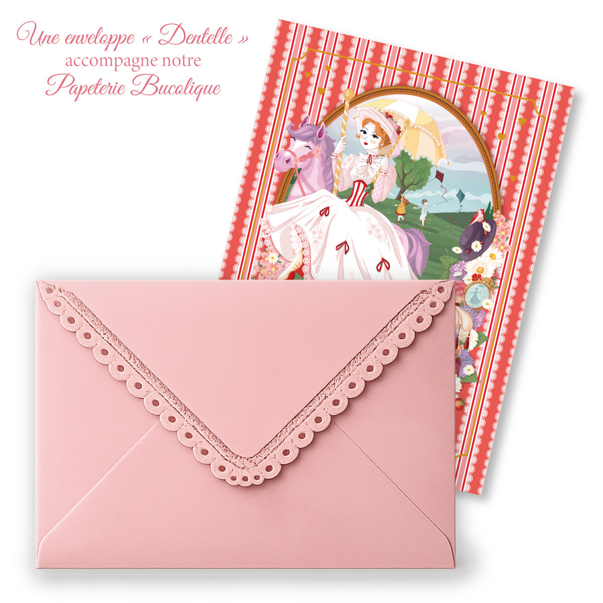 Mini Affiche A6 Merveilleuse Mary Poppins + enveloppe - by Mademoiselle