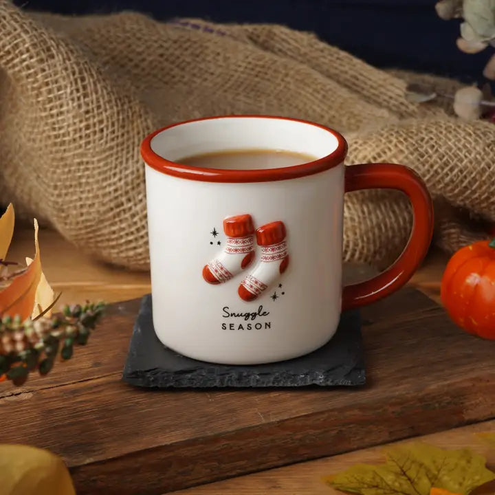 Mug 228 ml en grès "Snuggle season"