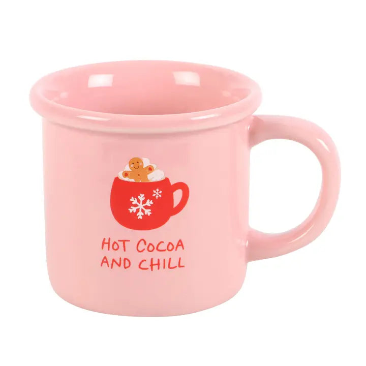 Mug rose 480 ml "Hot Cocoa & chill"