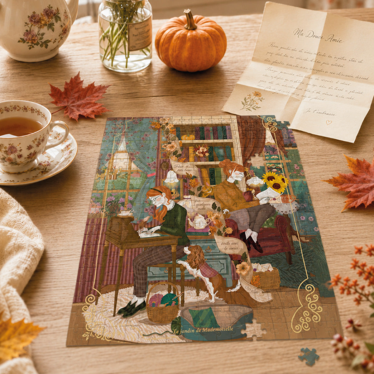 Puzzle illustré 100 pièces "Lettres d&