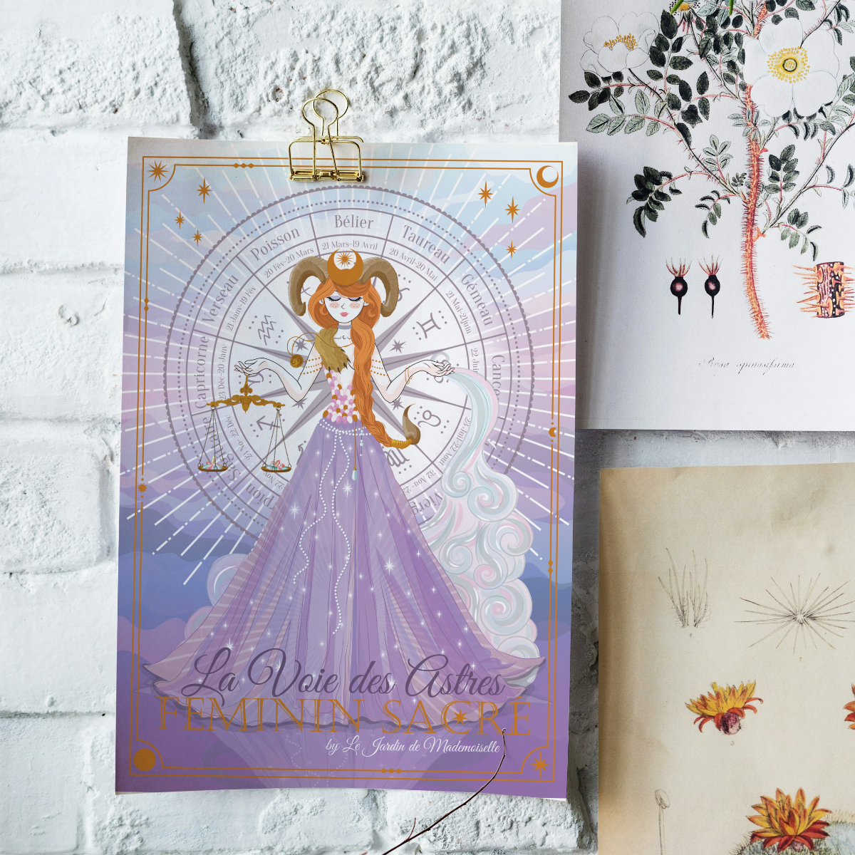 Affiche A4 La Voie des Astres - by Mademoiselle