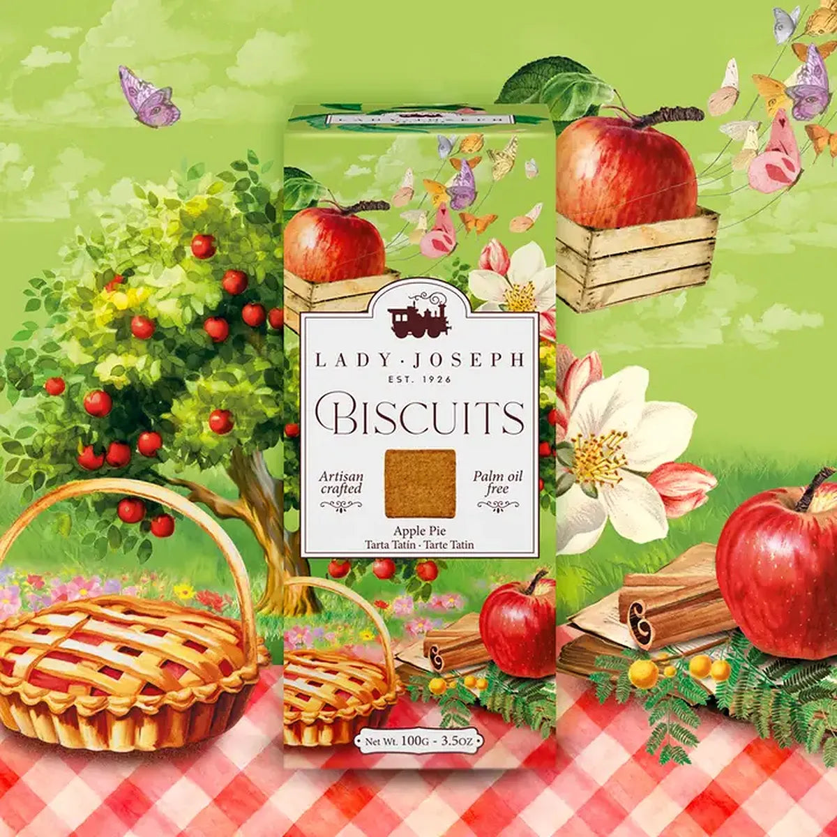 Biscuits Apple Pie pomme et cannelle (100 g)