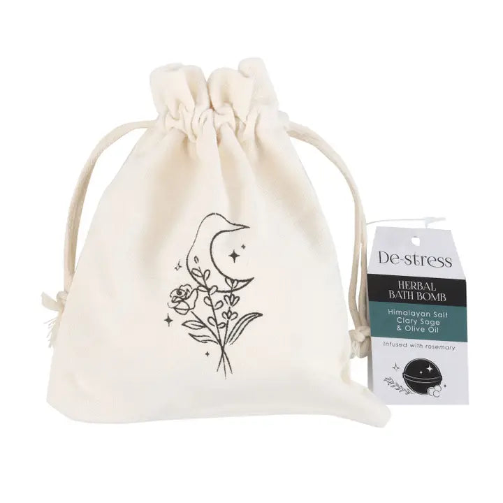 Bombe de bain aux herbes « De-Stress » - Sauge blanche et huile d&