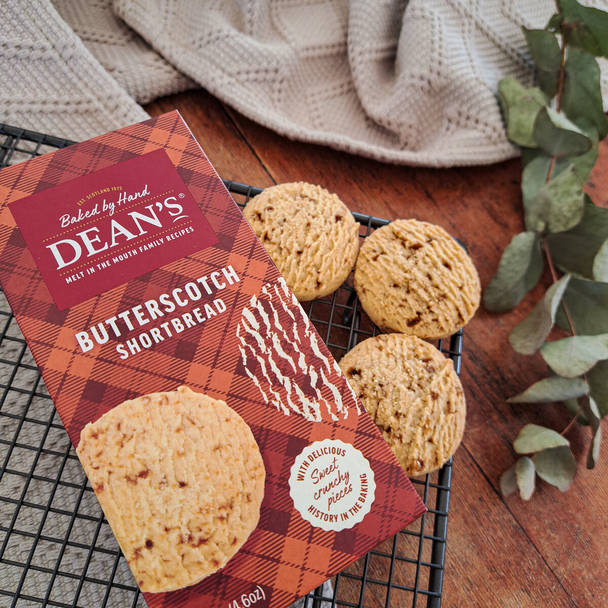 Shortbreads ronds au caramel écossais fabriqués en Écosse (130g)