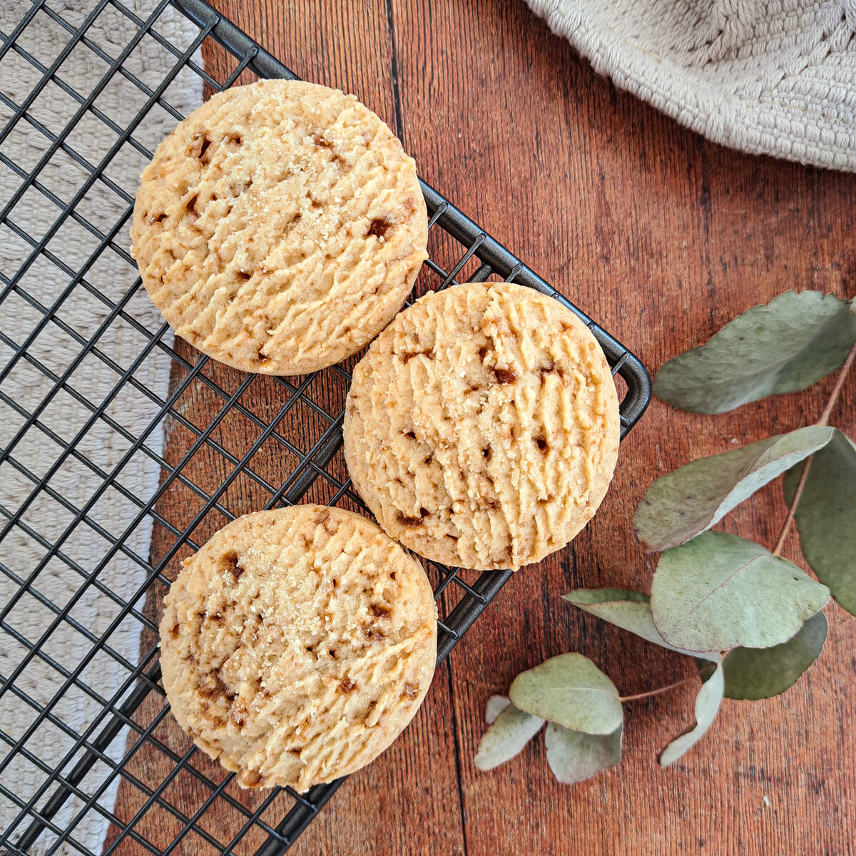 Shortbreads ronds au caramel écossais fabriqués en Écosse (130g)