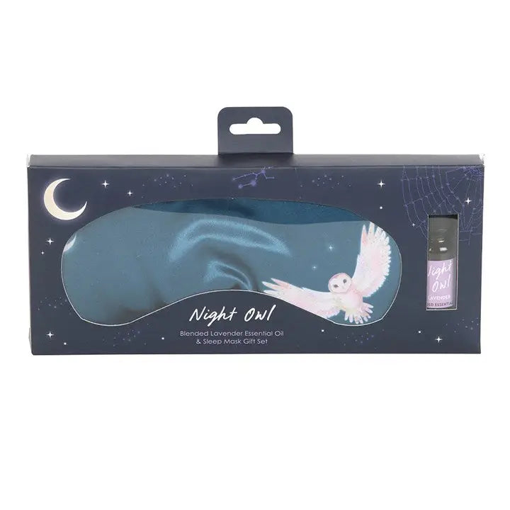 Masque de sommeil et huile essentielle de lavande "Night Owl"