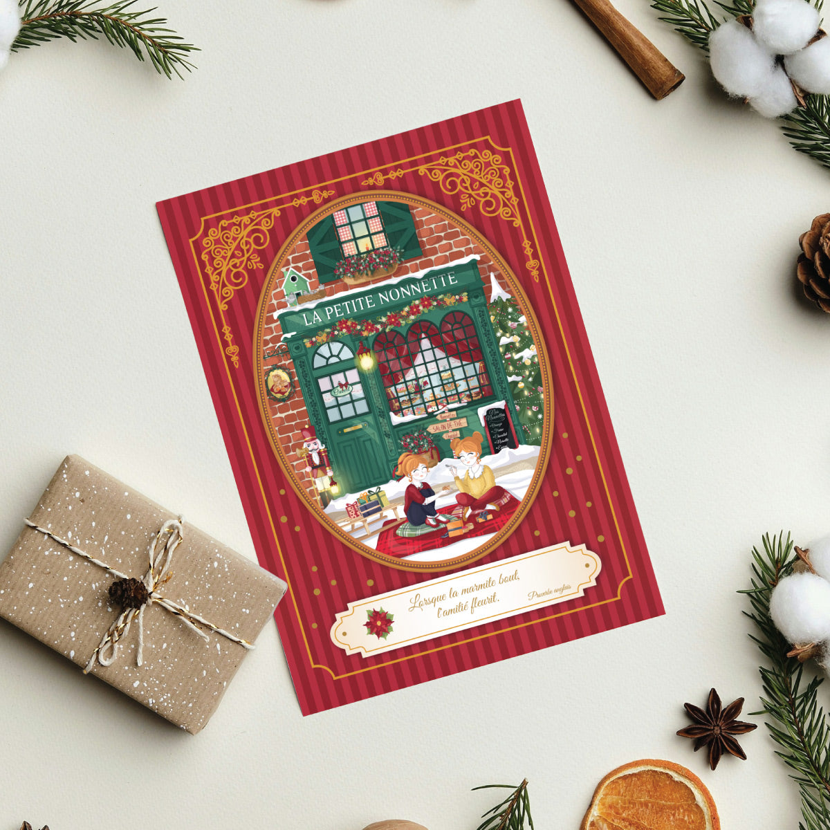 Mini Affiche A6 La Petite Nonnette - by Mademoiselle