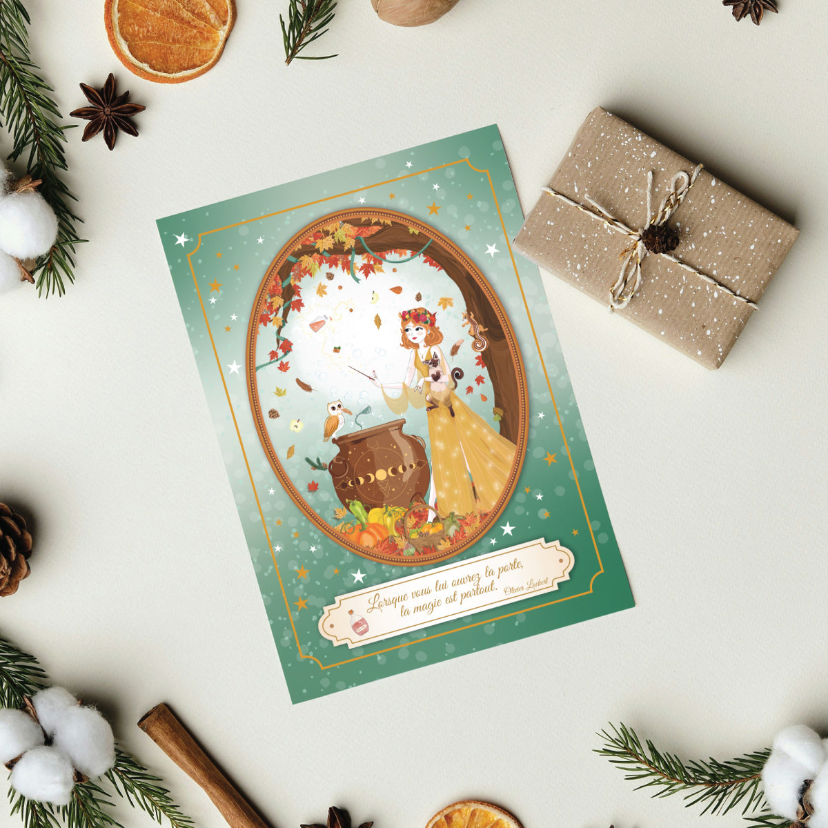 Mini Affiche A6 Elixir de Lune + enveloppe - by Mademoiselle