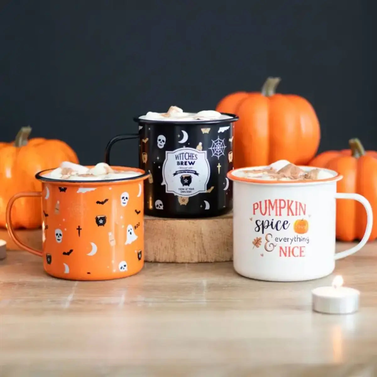 Mug en émail "Pumpkin Spice" (550 ml)