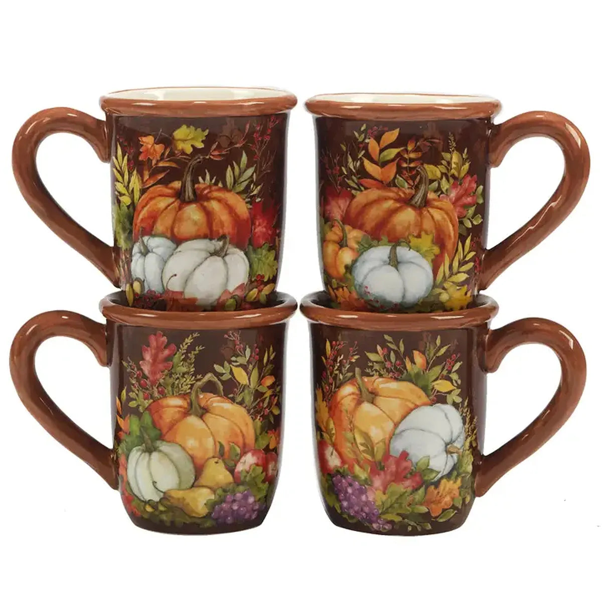 Mug 470 ml en faïence "Récoltes heureuses" (470 ml)