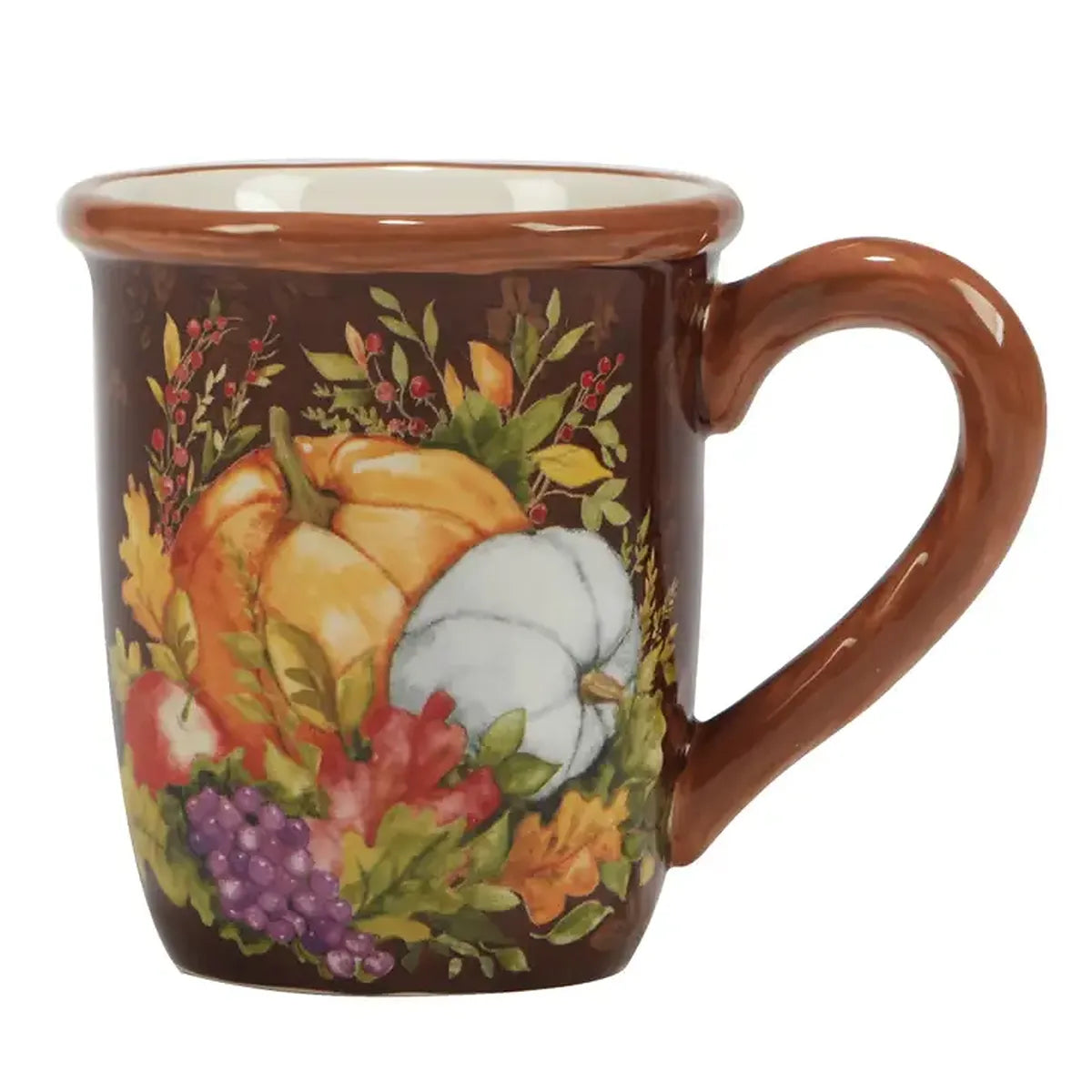 Mug 470 ml en faïence "Récoltes heureuses" (470 ml)