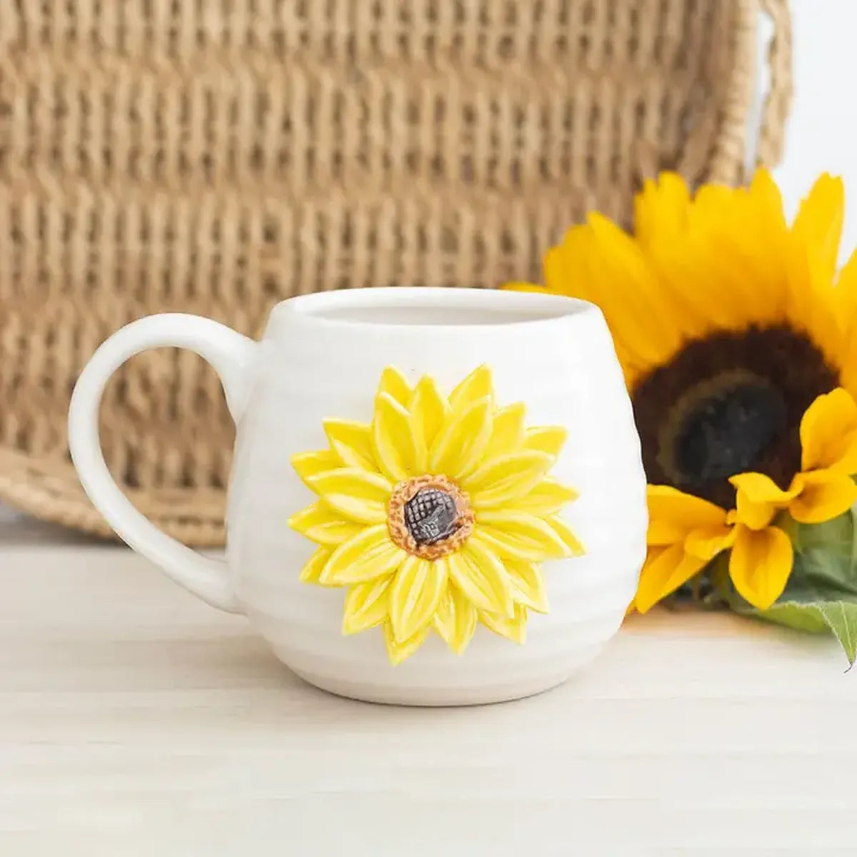 Mug arrondi "Hello Sunshine" (450 ml)