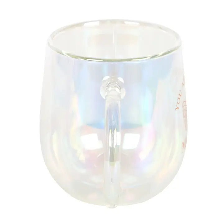 Mug irisé 300 ml à double-paroi "Vous êtes fait de magie"
