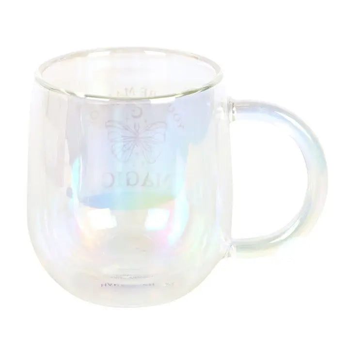 Mug irisé 300 ml à double-paroi "Vous êtes fait de magie"
