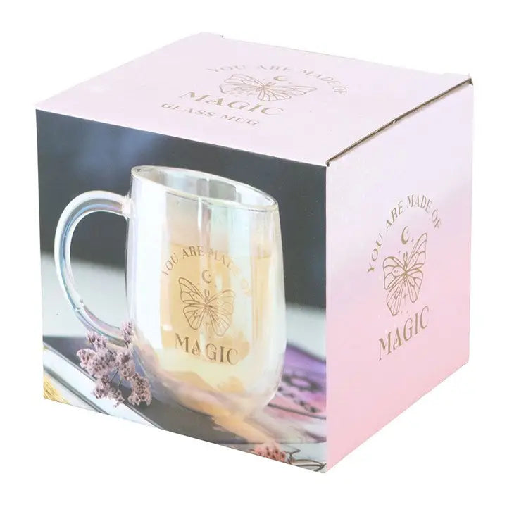 Mug irisé 300 ml à double-paroi "Vous êtes fait de magie"