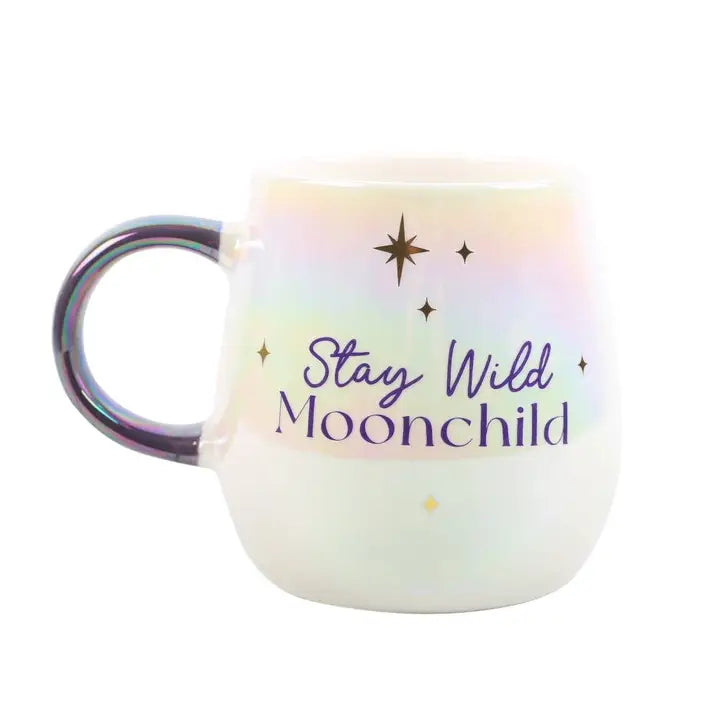 Mug irisé 500 ml "Stay Wild Moon Child"