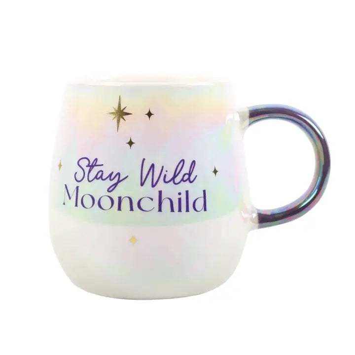 Mug irisé 500 ml "Stay Wild Moon Child"
