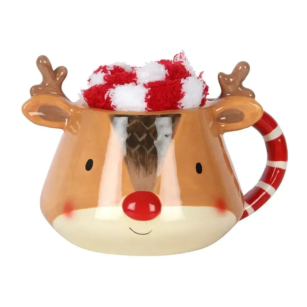 Mug Rudolf et chaussettes de Noël (350 ml)