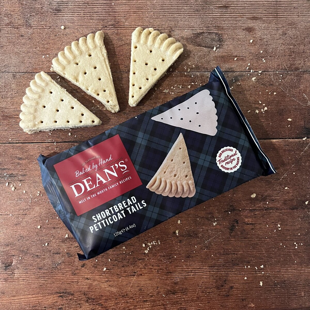 Shorbreads écossais "Pettitcoat tails" (125 g)