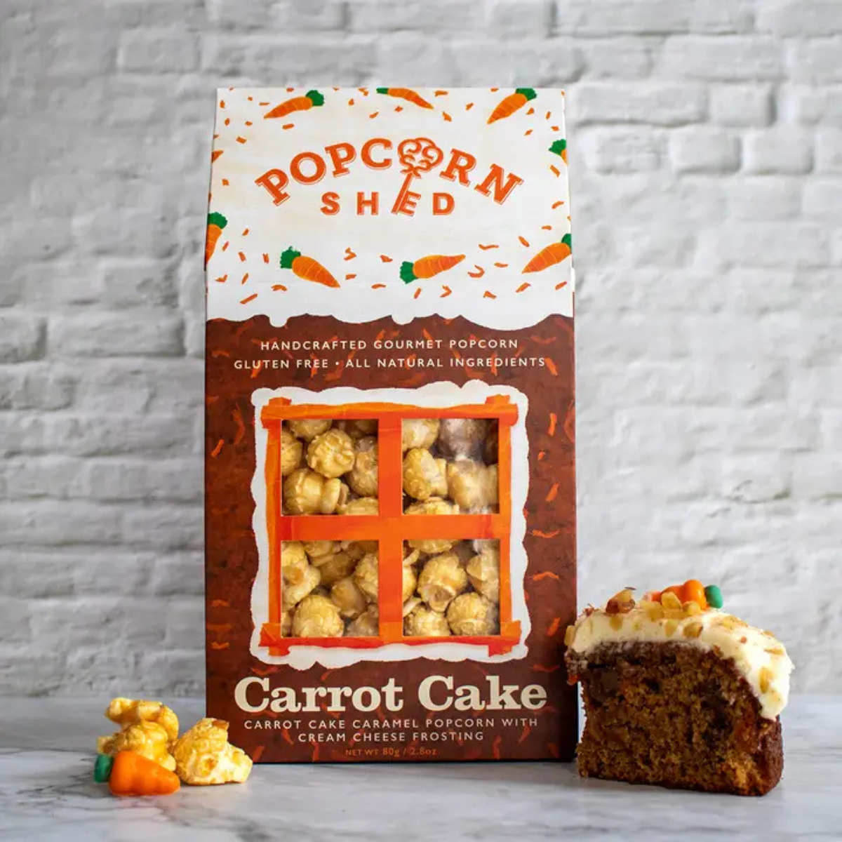 Popcorn Carrot cake (80g)