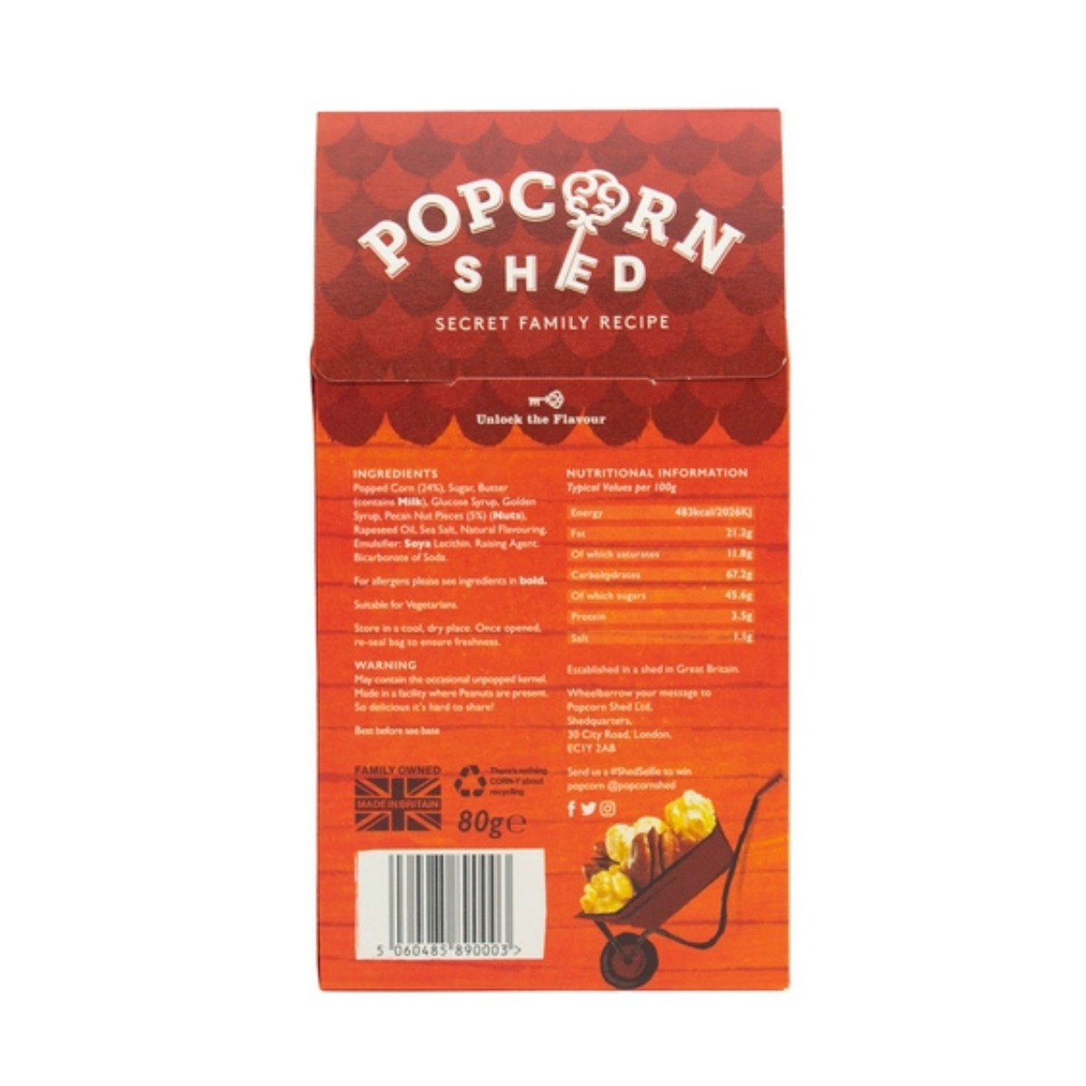 Popcorn Pecan Pie (80g)