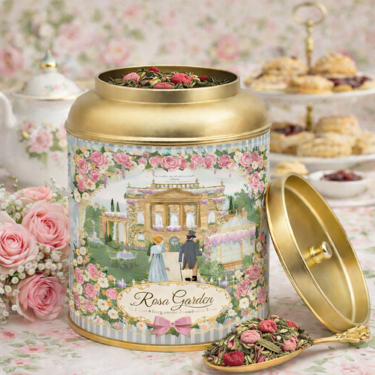 Thé vert Rosa Garden - Création Exclusive