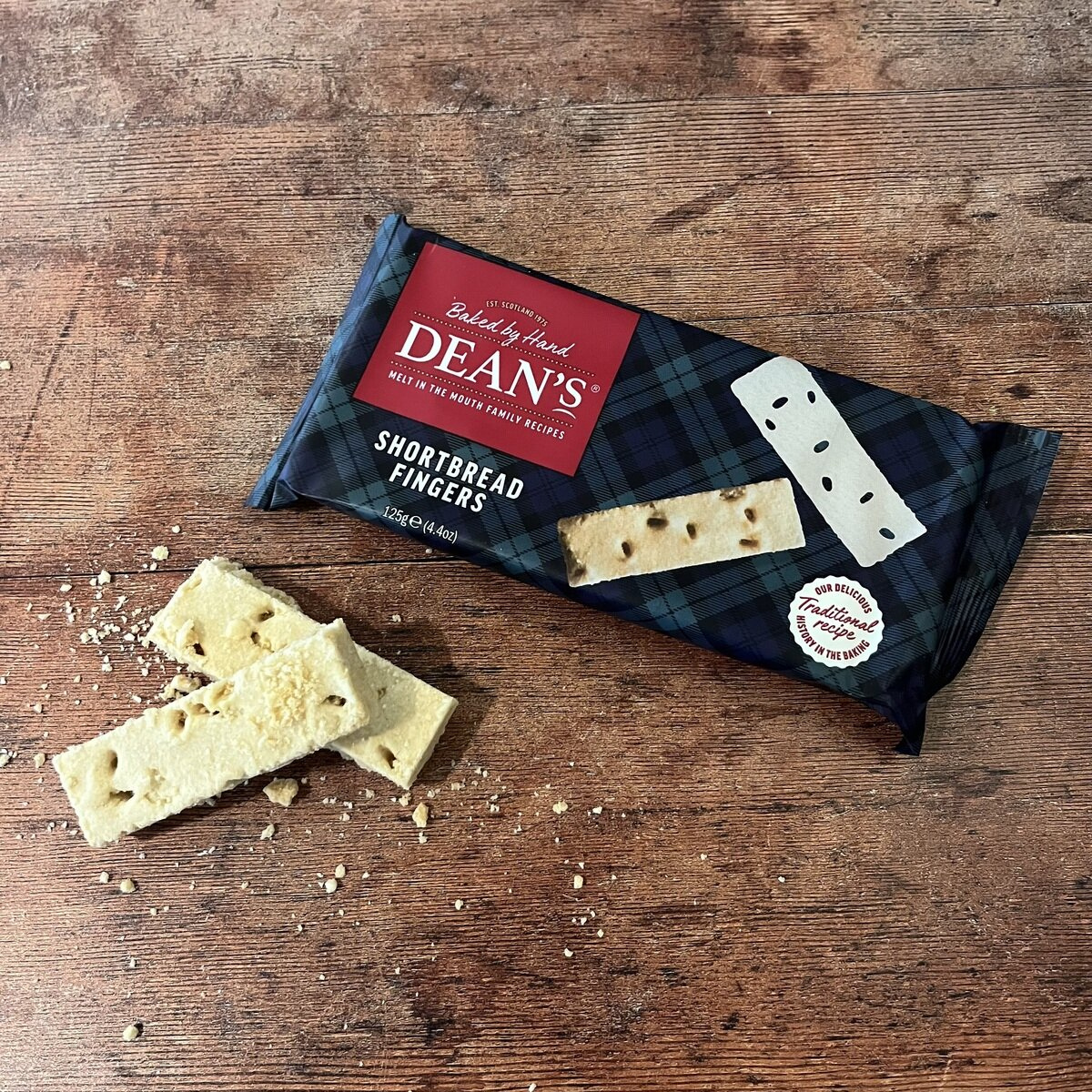 Shorbreads fingers écossais traditionnels (125g)