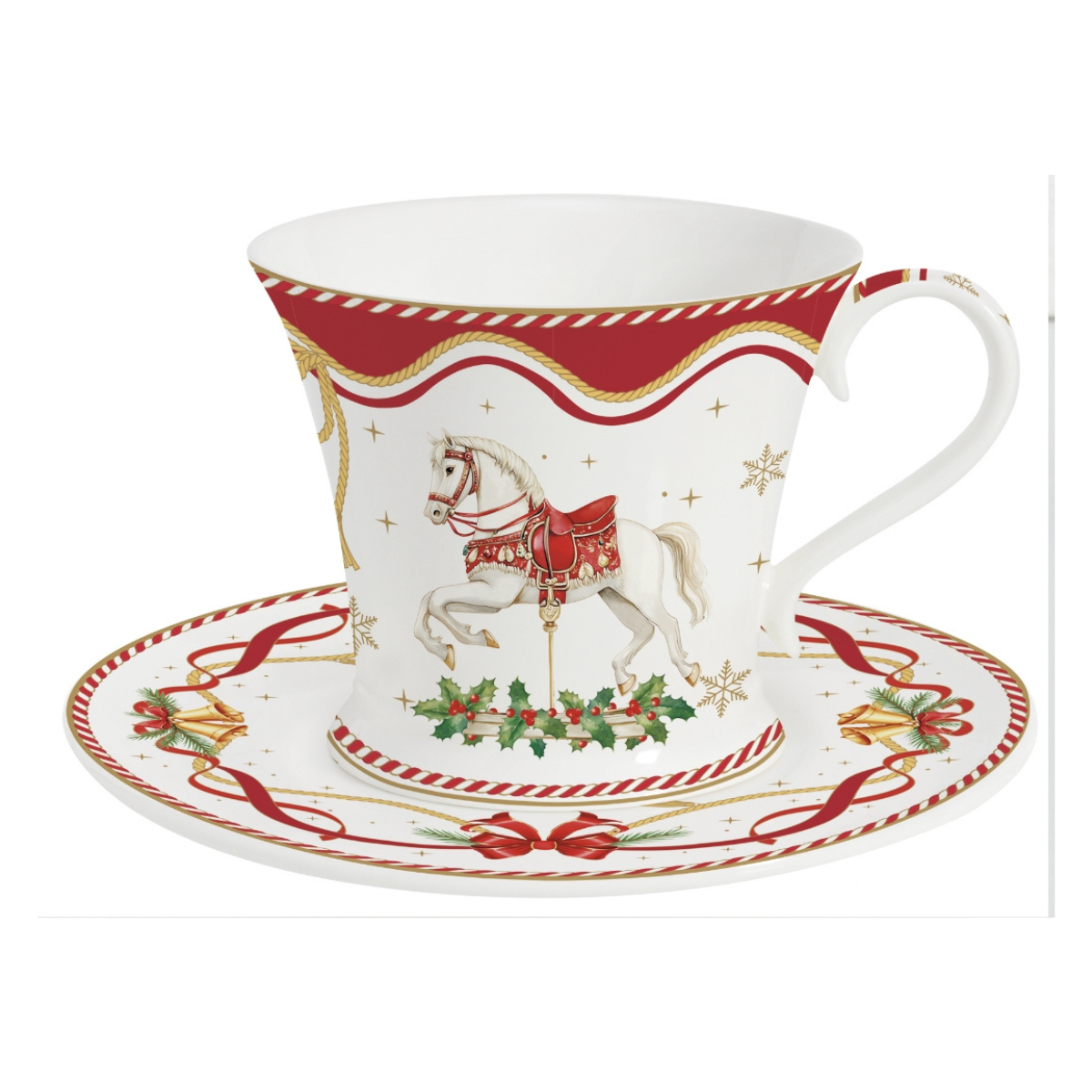 Tasse à thé + soucoupe "Contes de Noël" (200 ml)