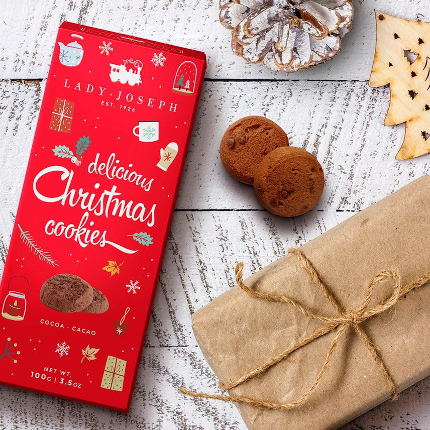 Cookies au chocolat édition de Noël (100 g)