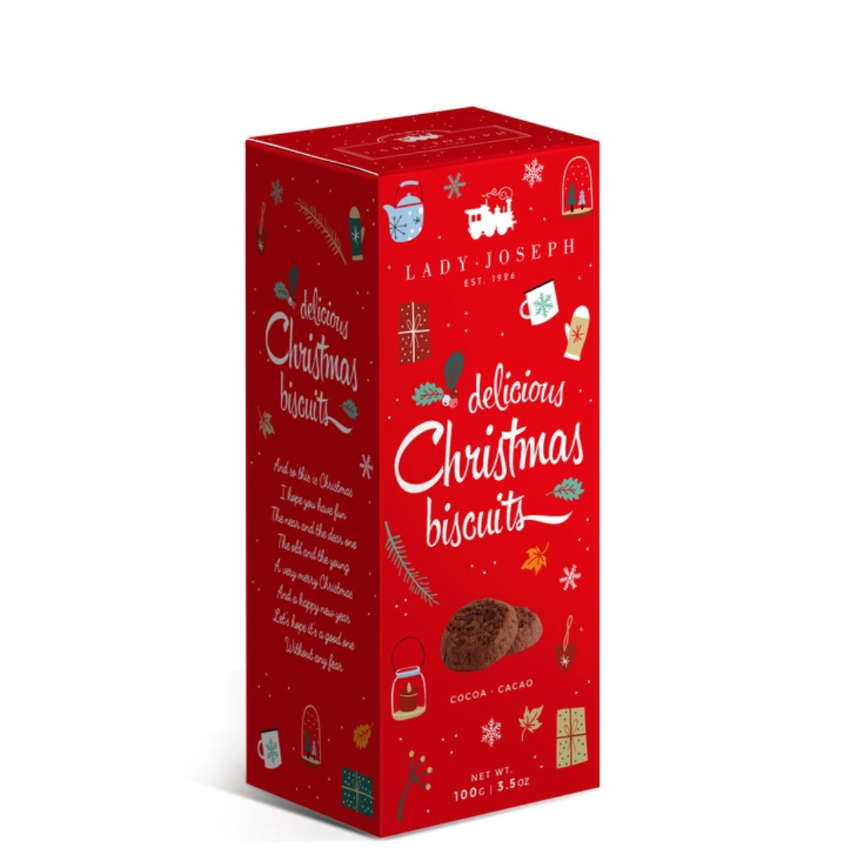 Cookies au chocolat édition de Noël (100 g)