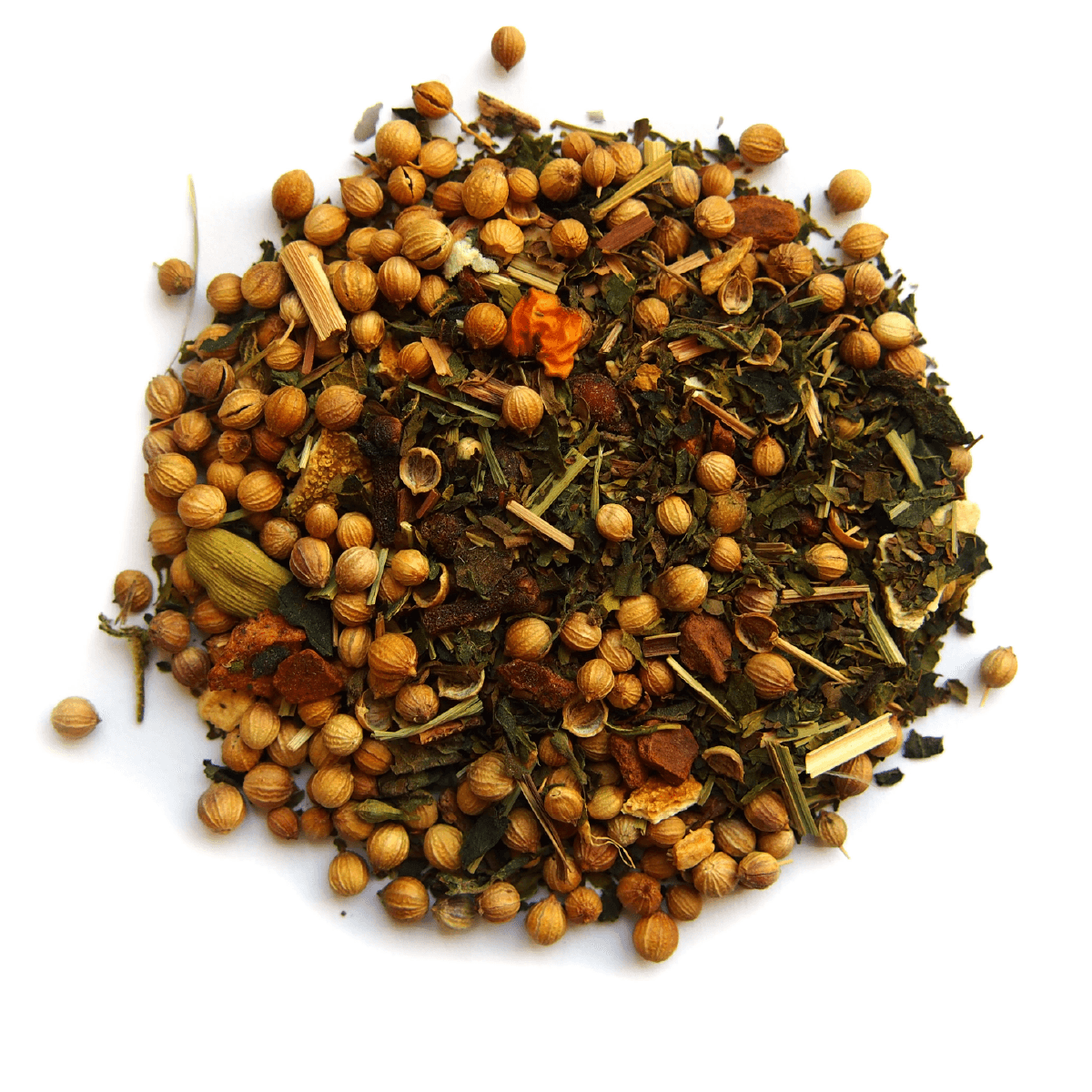 infusion aurore boréale menthe citronnelle coriandre orange thé de noel boite ecoresponsable