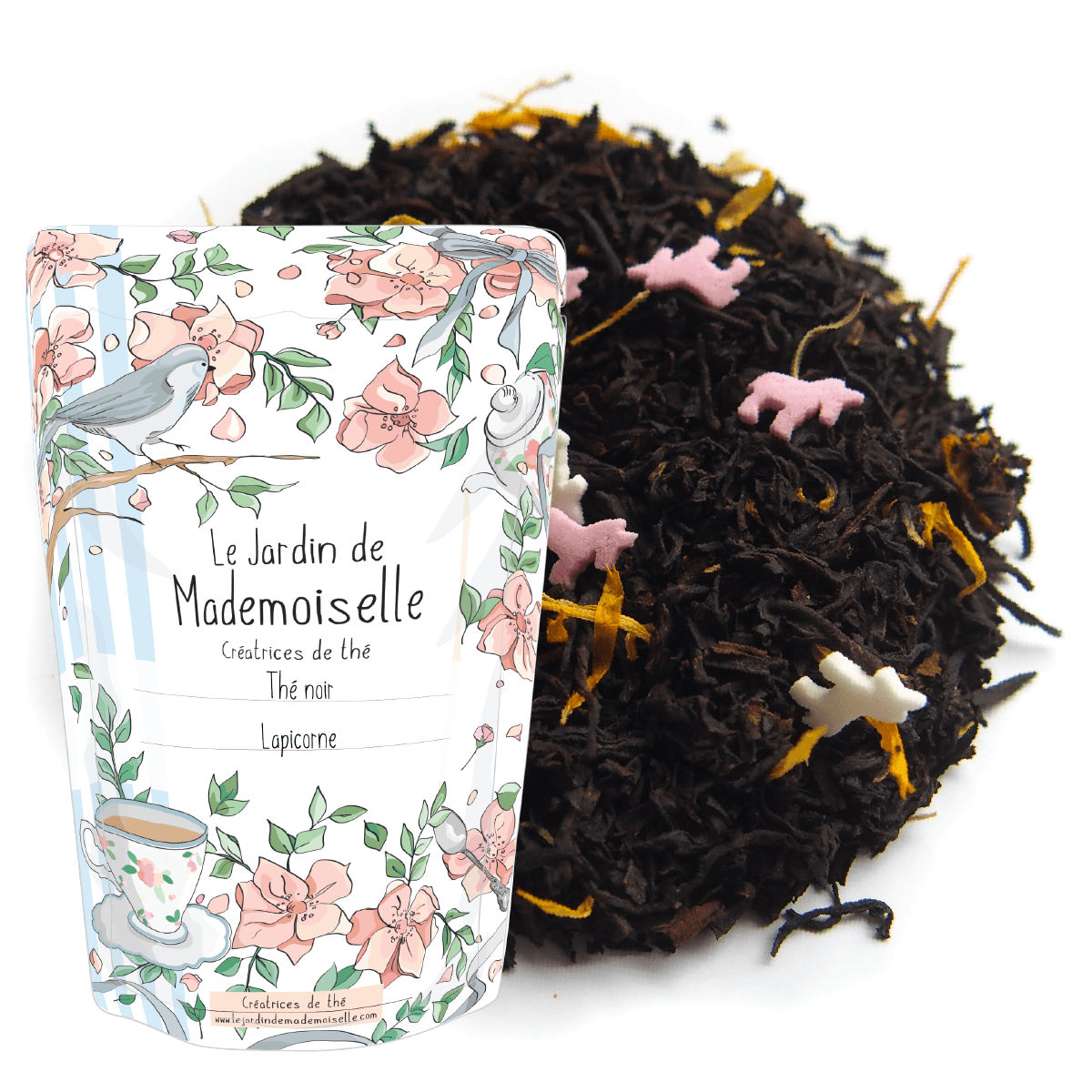 Lapicorne thé noir assam abricot peche biologique