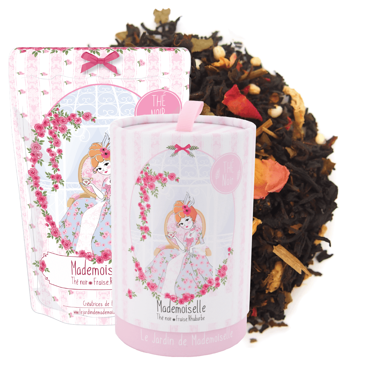thé noir mademoiselle fraise rhubarbe gourmand tarte patisserie