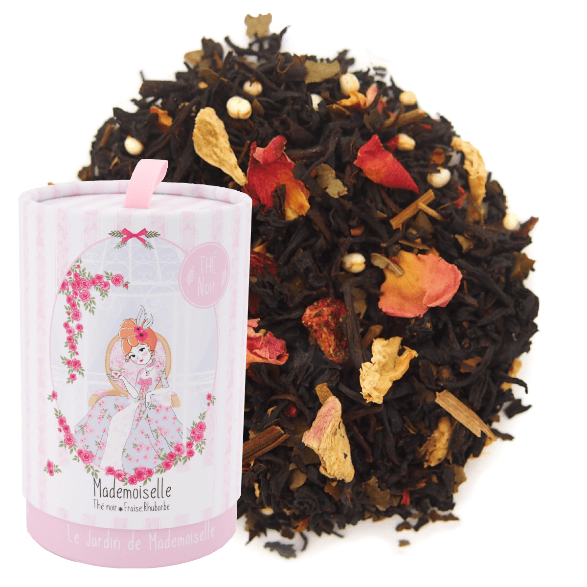 thé noir mademoiselle fraise rhubarbe gourmand tarte patisserie