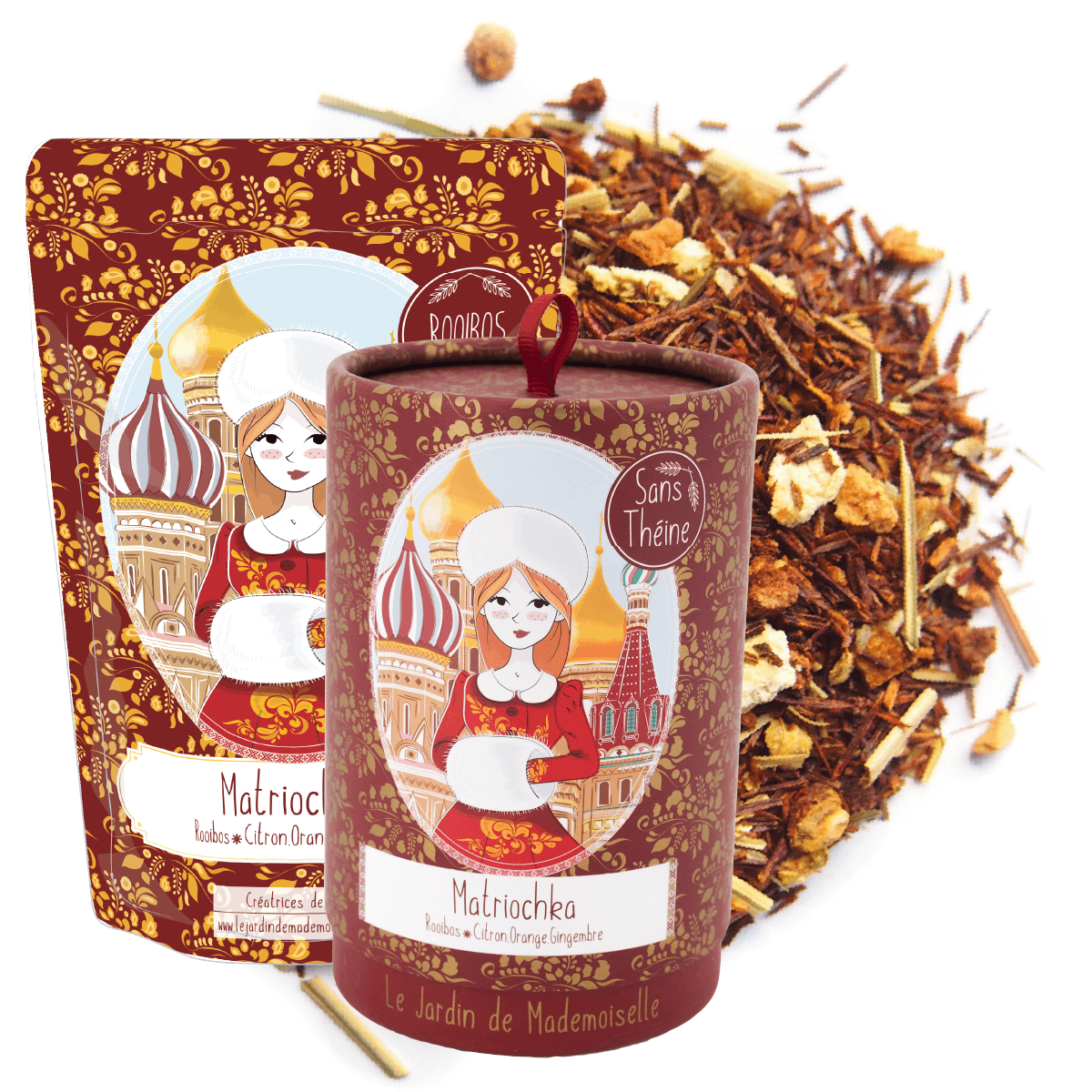 rooibos infusion thé matriochka citron gingembre gout russe