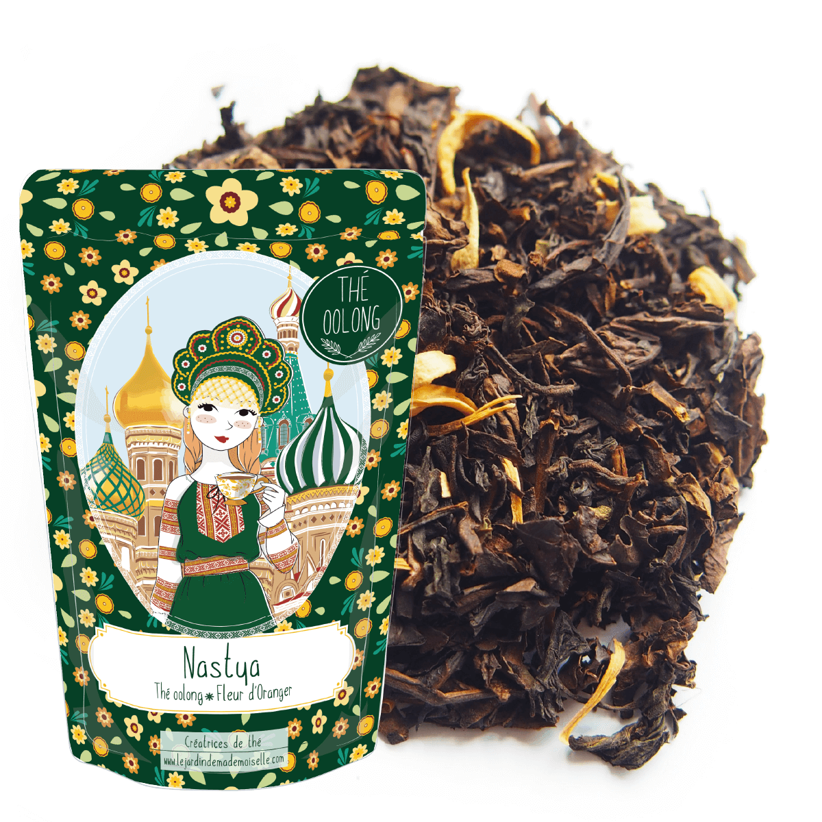 Oolong thé bleu nastya fleur d&