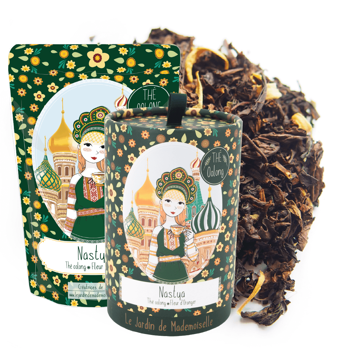 Oolong thé bleu nastya fleur d&