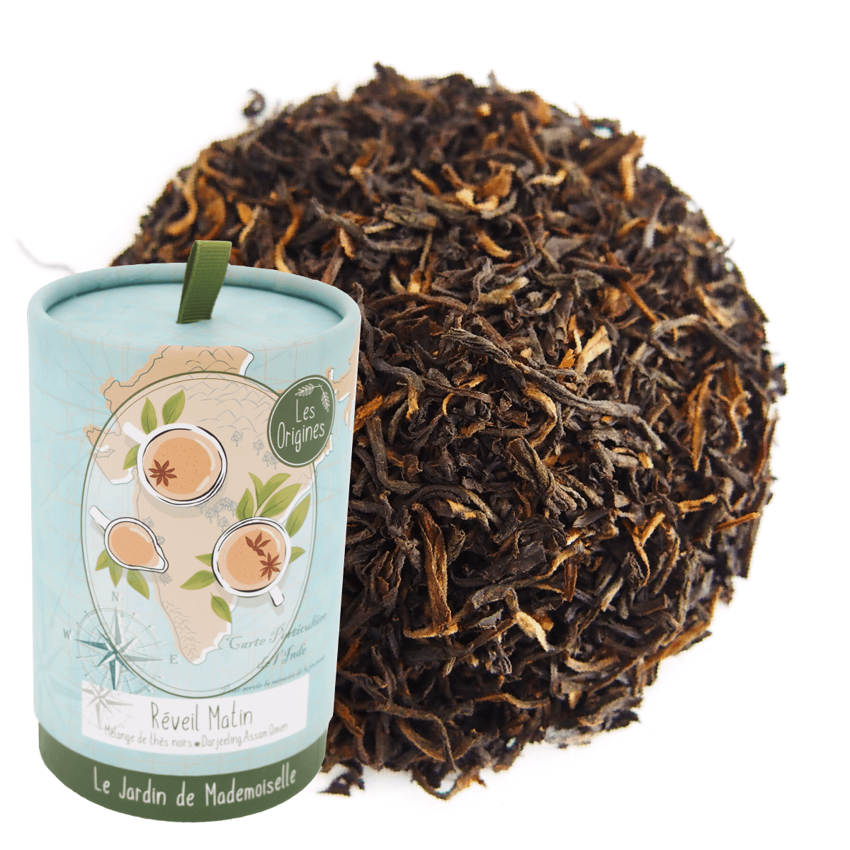 reveil matin mélange de thé noirs pour le matin darjeeling assam qimen