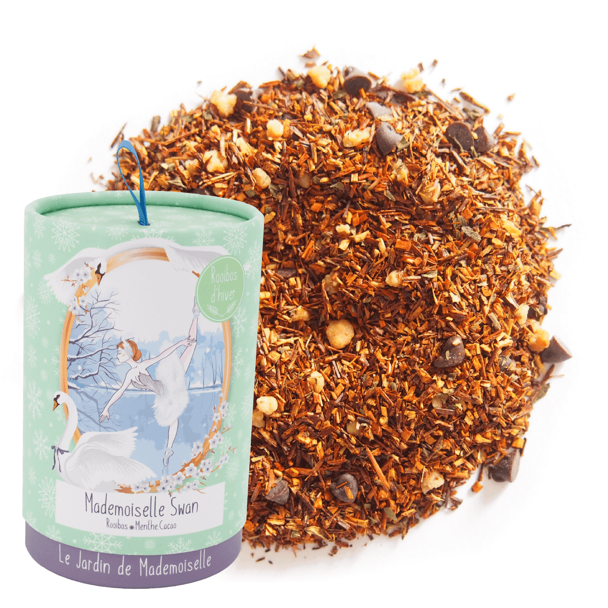rooibos infusion the mademoiselle swan danseuse cacao menthe