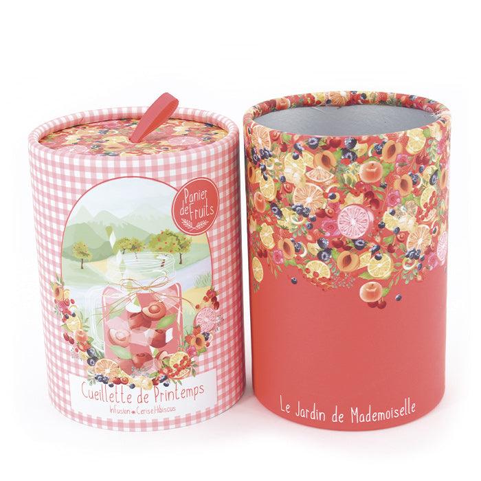 cueillette de printemps infusion cerise hibiscus boite 100 grammes
