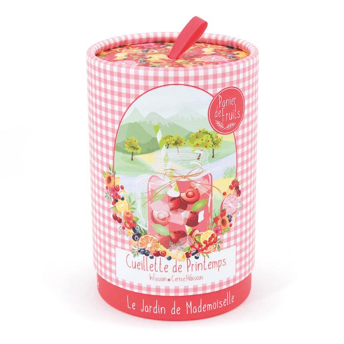 cueillette de printemps infusion cerise hibiscus boite 100 grammes