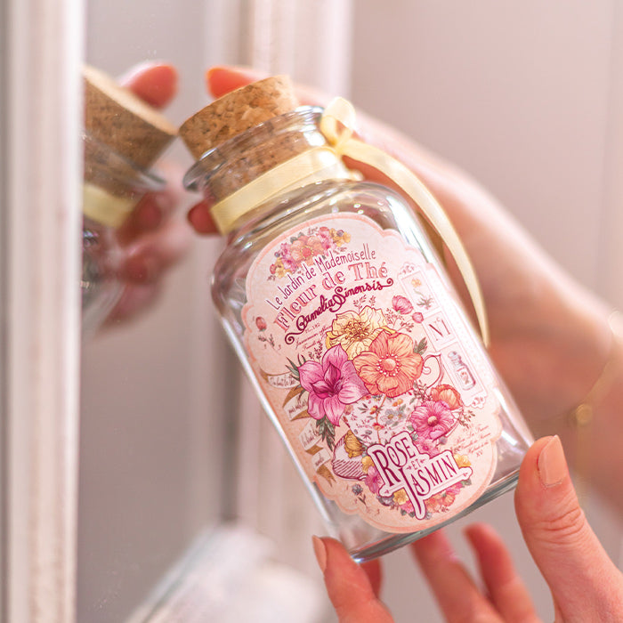 fleur de thé jasmin rose thé vert