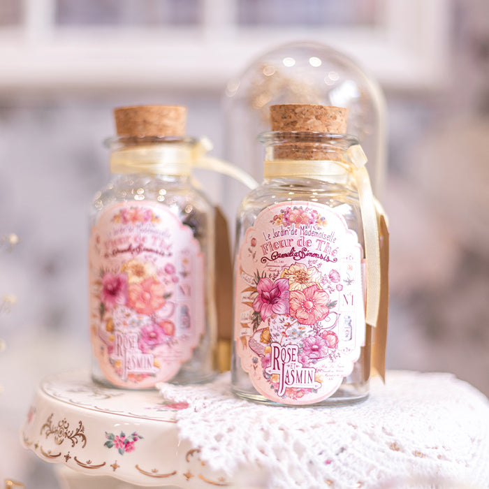 fleur de thé jasmin rose thé vert