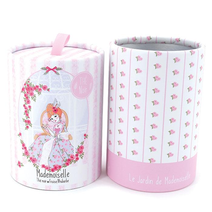 thé noir fraise rhubarbe mademoiselle boite ecoresponsable