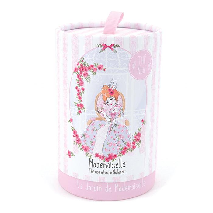 thé noir fraise rhubarbe mademoiselle boite ecoresponsable