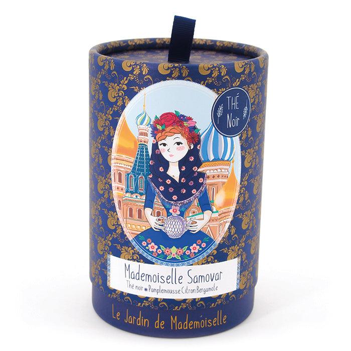 THé NOIR CITRON BERGAMOTE PAMPLEMOUSSE gout russe mademoiselle samovar boite ecoresponsable